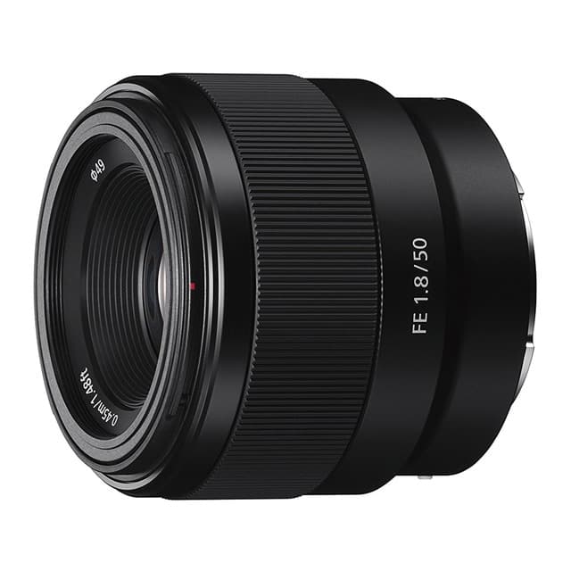 Detalle de Sony FE 50mm F/1.8 objetivo para montura E