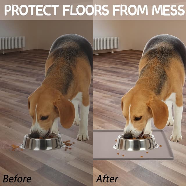 Thumbnail 5 de MateeyLife Silicone Pet Food Mat 22x14