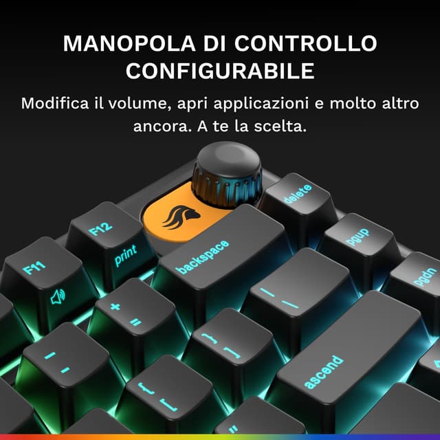 Thumbnail 6 de GLORIOUS GMBK 75% tastiera gaming RGB 10 zone