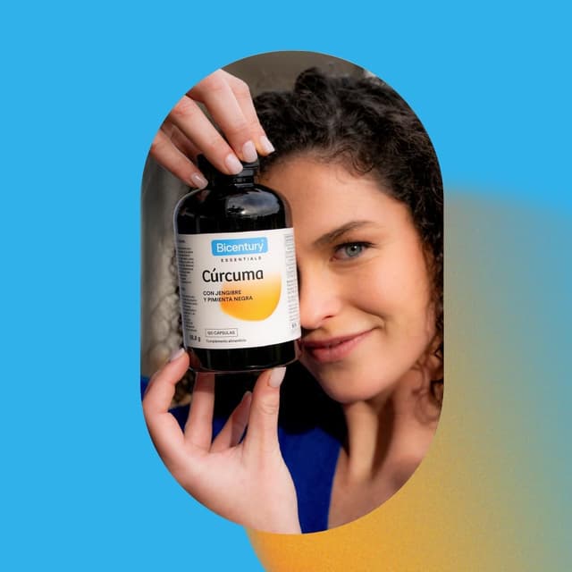 Thumbnail 1 de Bicentury Cúrcuma con Jengibre y Pimienta Negra 🌿 120 Cápsulas