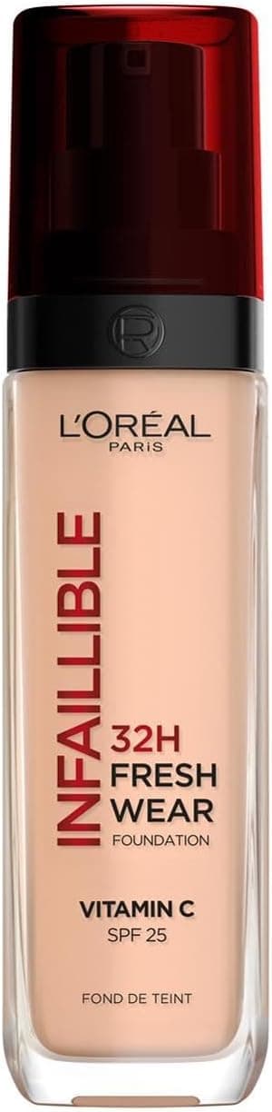 Detalle de L'Oréal Paris Infaillible 32H Fresh Wear SPF25 Coprente Liquido Waterproof 110 Vanille Rosé (30 ml)
