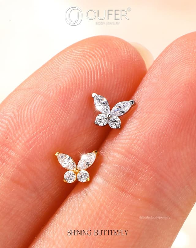 Thumbnail 5 de OUFER Boucles piercing lèvres 18G 6/8mm