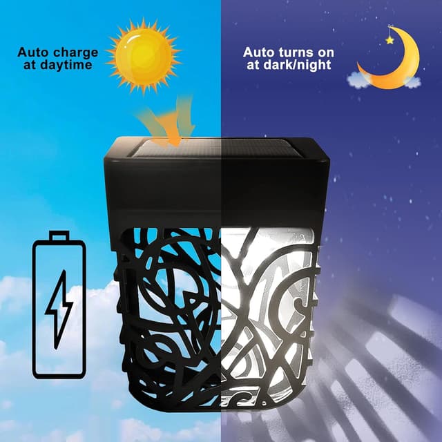 Detalle de Chipark solar fence lights 6 pack