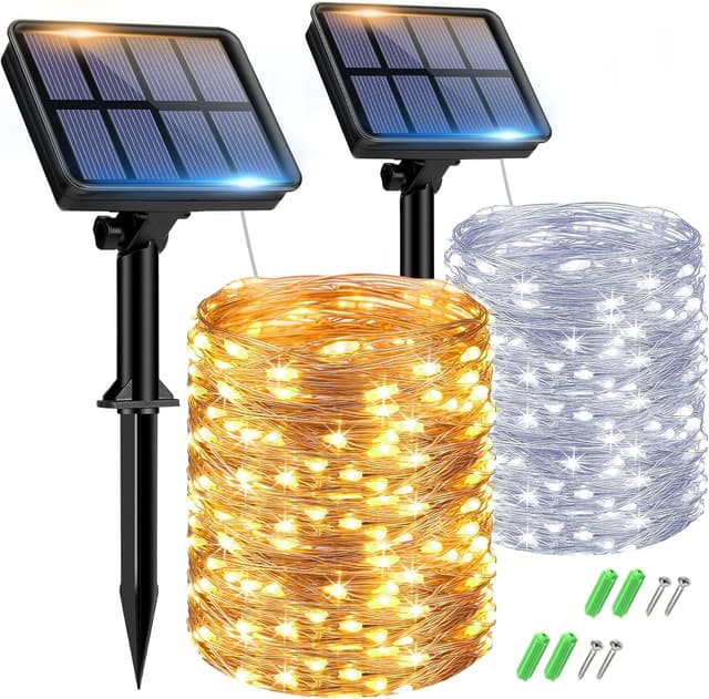 Thumbnail 6 de btfarm 16m Solar String Lights 160 LED ⌁ مواد? wait