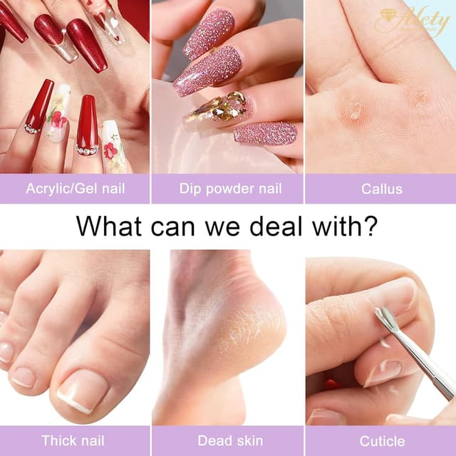 Detalle 2 de Alety Electric Nail Drill 22000 RPM ๐