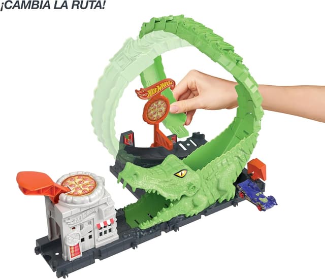 Thumbnail 4 de Hot Wheels Gator Loop Attack HKX39 Track Set