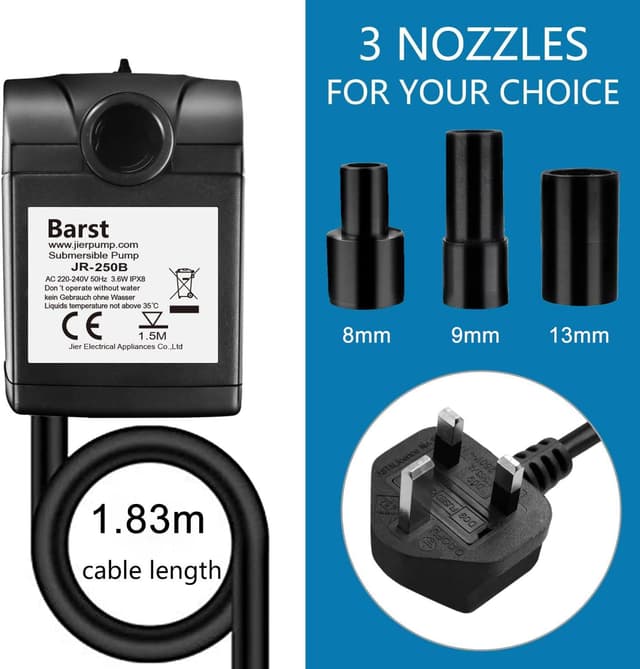 Detalle 2 de BARST aquarium water pump 250 L/H