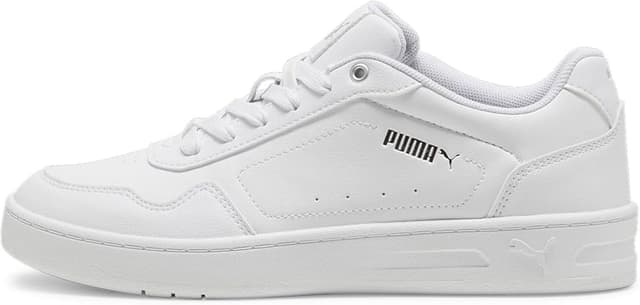Detalle de PUMA Court Classy - Zapatillas Deportivas Mujer 👟 White Silver