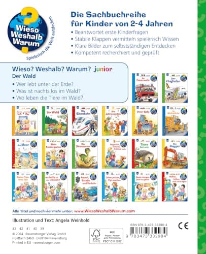 Detalle 2 de Wieso? Weshalb? Warum? junior Band 6: El bosque