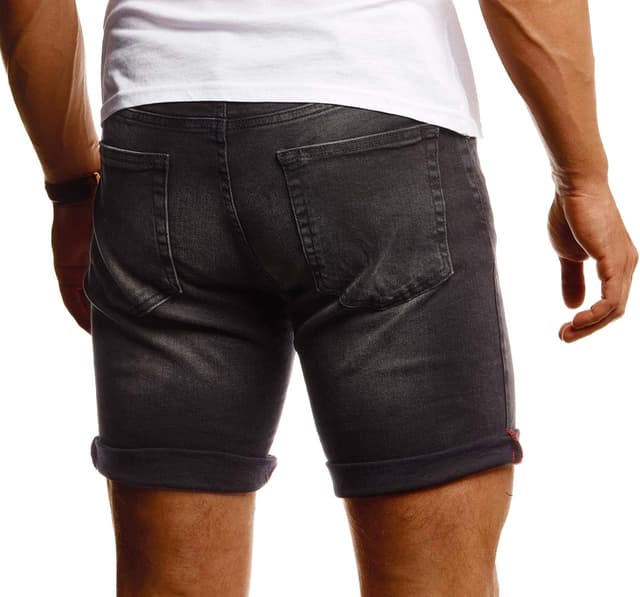 Thumbnail 2 de Leif Nelson LN-1397 Pantaloncini jeans corti uomo