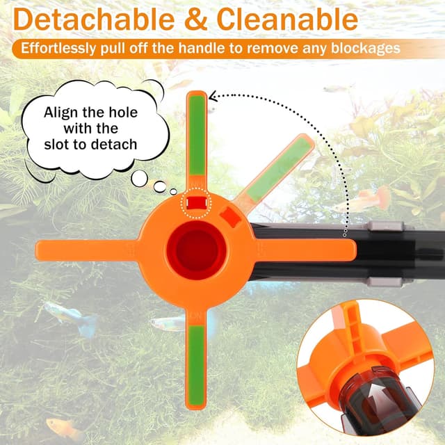 Thumbnail 4 de Fentar Aquarium Reiniger Sauger 3-in-1 44-57 cm