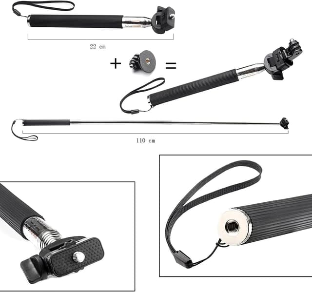 Thumbnail 6 de YHTSPORT 20‑in‑1 GoPro Zubehörkit 20 in 1