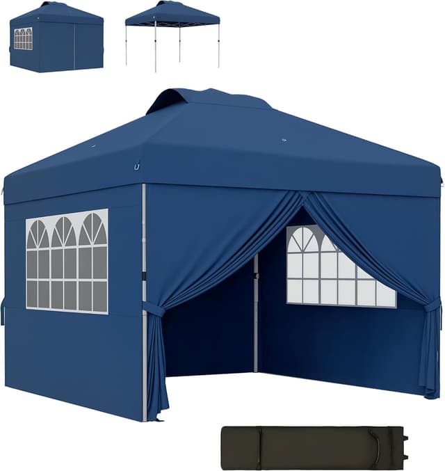 Detalle de Outsunny Tonnelle pop-up 3 x 3