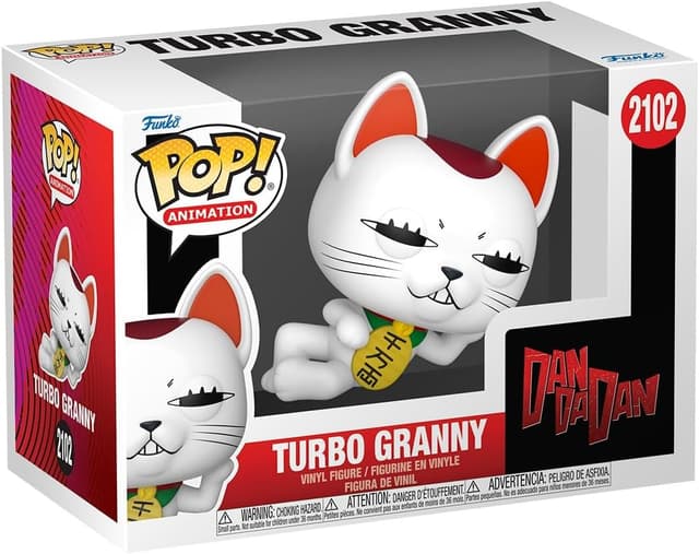 Detalle de Funko Pop! Animation: Dan Da Dan – Turbo Granny Collectible Vinyl Figure (3.75 in)