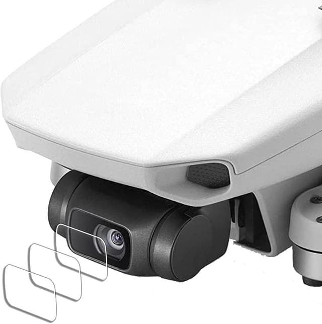 Detalle de iDaPro Displayschutz & Objektivschutz aus gehärtetem Glas für DJI Mavic Mini 2 (3er-Set, 9H)