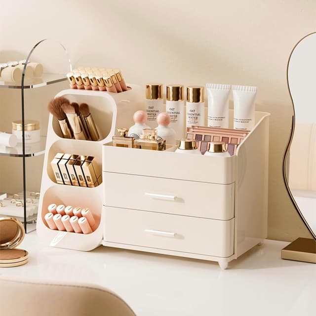 Thumbnail 6 de Red Makeup Organizer with Drawers 6‑Compartment