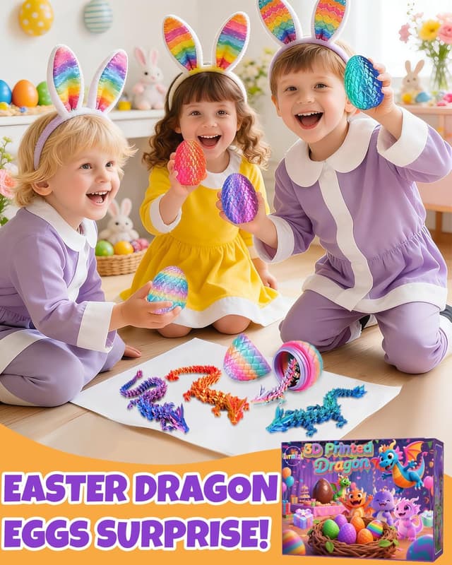 Detalle 2 de 3D printed dragon eggs 3.5 in IVRMTAL