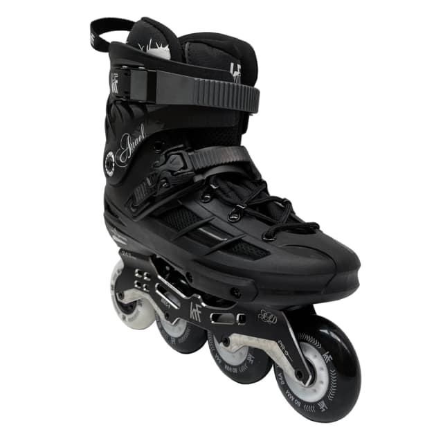Imagen de KRF Angel 4*80 Patines freeskate unisex negro 🛼 en OfertitasTOP