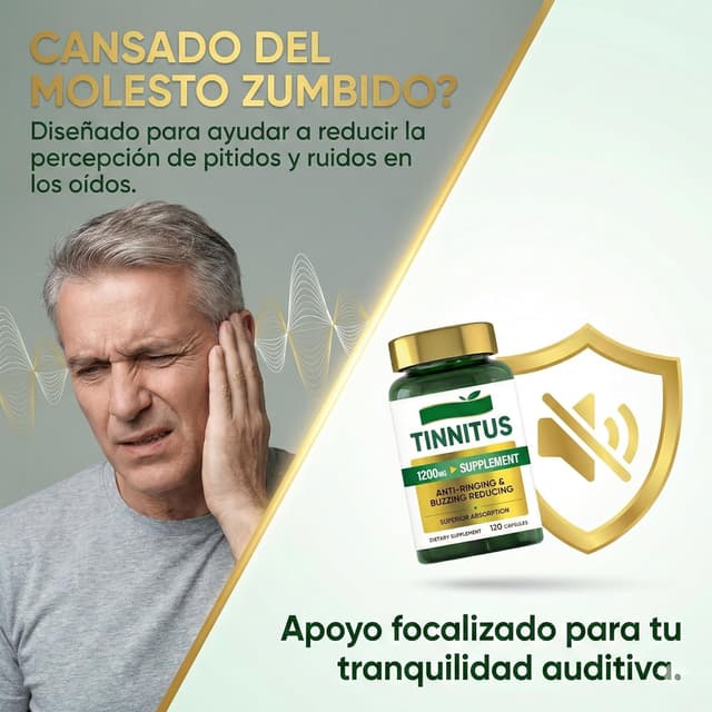 Thumbnail 1 de Alivio del tinnitus Ringing Ears 1200mg