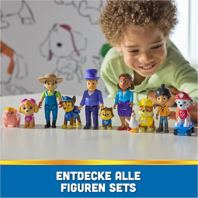 Detalle 1 de PAW Patrol Hero Pups Actionfiguren-Set mit 3 Figuren