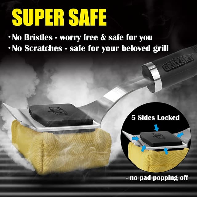 Detalle 2 de GRILLART Grill Brush Steam Cleaner 17