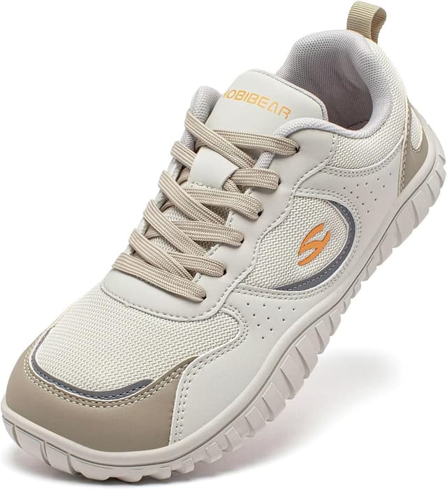 Detalle de HOBIBEAR Barfußschuhe mit breiter Zehenbox – bequeme Trailrunning-Sneaker für Damen & Herren