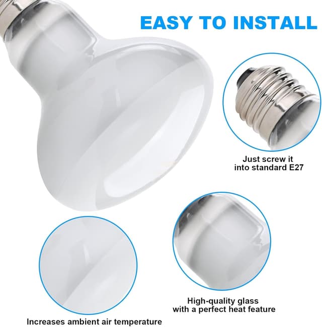 Thumbnail 3 de Adiwo Lampe Chauffante 75W pour reptiles