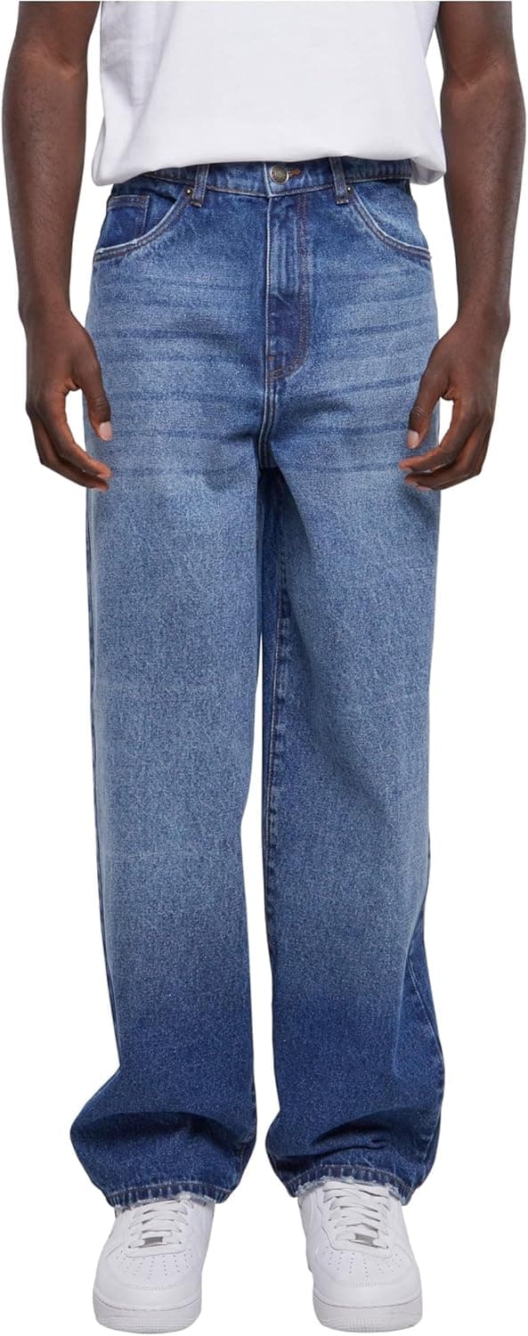 Thumbnail 6 de Urban Classics Herren Heavy Ounce Baggy Fit Jeans homme (bleu foncé)