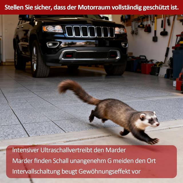 Thumbnail 3 de ANIREPUR Marderschreck Auto Ultraschall 12V