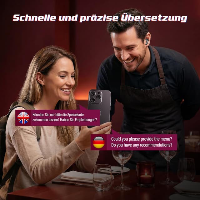 Thumbnail 6 de BEARTAIN Ki Übersetzer Kopfhörer 3-in-1