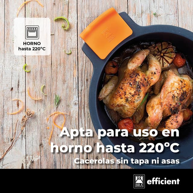 Thumbnail 4 de BRA Efficient Set de Cocina 3 Piezas, Aluminio Fundido