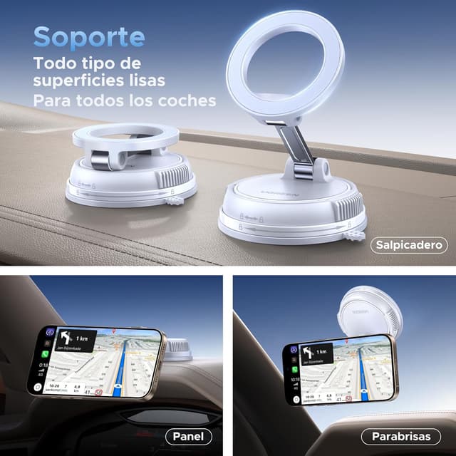 Thumbnail 4 de UGREEN Soporte MagSafe 2 en 1 para coche