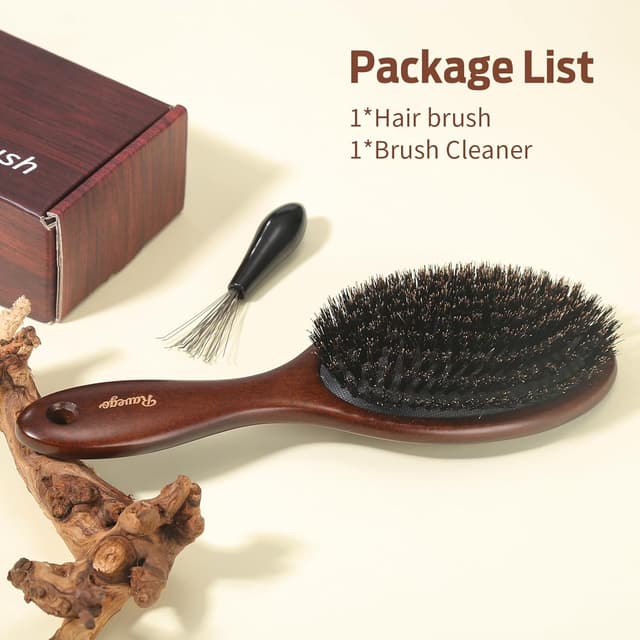 Thumbnail 5 de RAVEGO Spazzola per capelli con setole di cinghiale 🎀