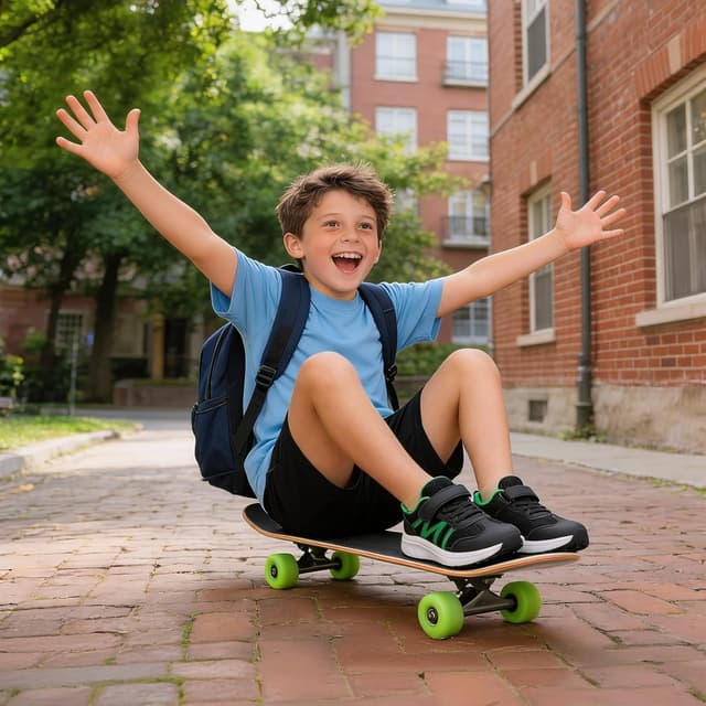 Detalle de Geococcyx Baskets enfant pour pieds larges (26–36 EU) – respirantes, légères et antidérapantes