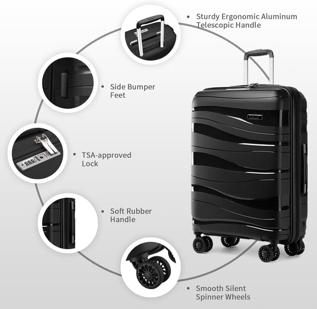 Thumbnail 4 de KONO Groß Koffer 75cm Hartschale