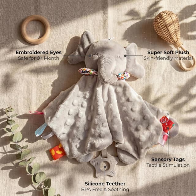 Thumbnail 1 de UNMOT Baby Comforter Elephant 0+ months