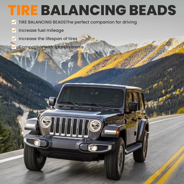 Detalle de FURWEY Tire Balancing Beads 18 lb for Truck Tires