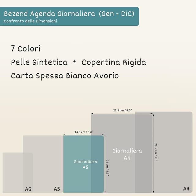 Thumbnail 5 de BEZEND Agenda 2026 Giornaliera A5