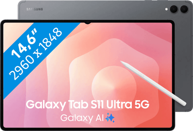 Detalle de Samsung Galaxy Tab S11 Ultra 14,6 Zoll 1 TB Wi‑Fi + 5G