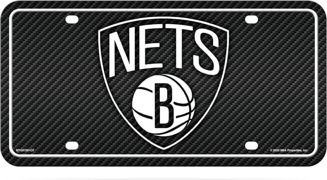 Detalle 2 de Rico Industries NBA Basketball Carbon Fiber Metal Tag (12" x 6")