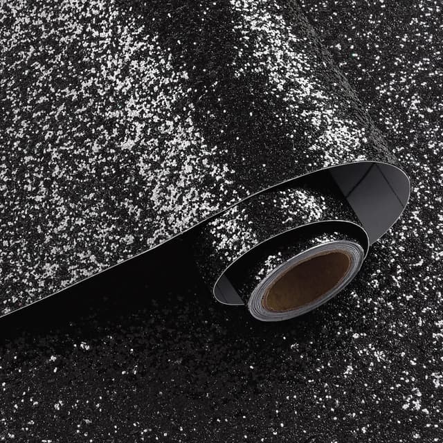 Detalle de VaryPaper Glitzer Tapete selbstklebend 40 cm