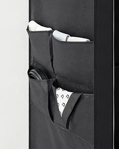 Detalle 2 de SONGMICS Armario Plegable Tela 3 Barras y Estantes