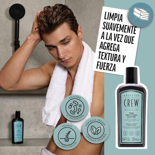 Thumbnail 5 de American Crew Fiber Pre-Styling Shampoo đȘ 250ML
