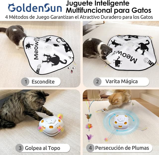 Thumbnail 1 de GoldenSun Juguete interactivo 4 en 1 recargable