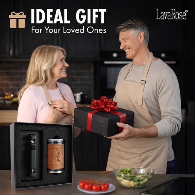 Detalle de LavaRose Rolling Knife Sharpener for Kitchen Knives (5-in-1 Base) with 15°/20° Magnetic Angle Guide