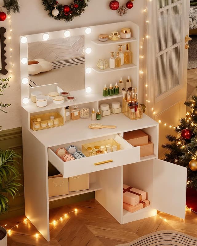 Detalle 2 de Hzuaneri VT08103X coiffeuse avec miroir đź’„