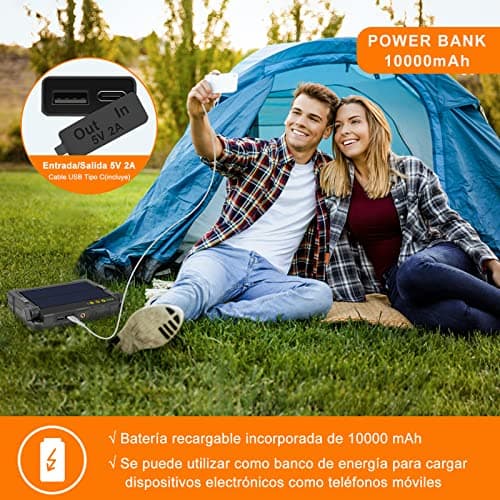 Detalle 2 de MEIKEE Foco LED Recargable 1000 lúmenes