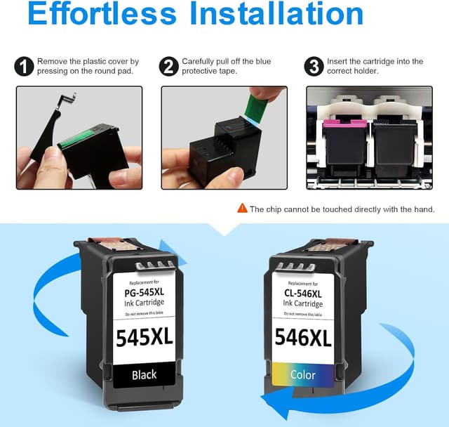 Thumbnail 6 de Canon PG-545 CL-546 remanufactured ink cartridges 2-pack 🖨