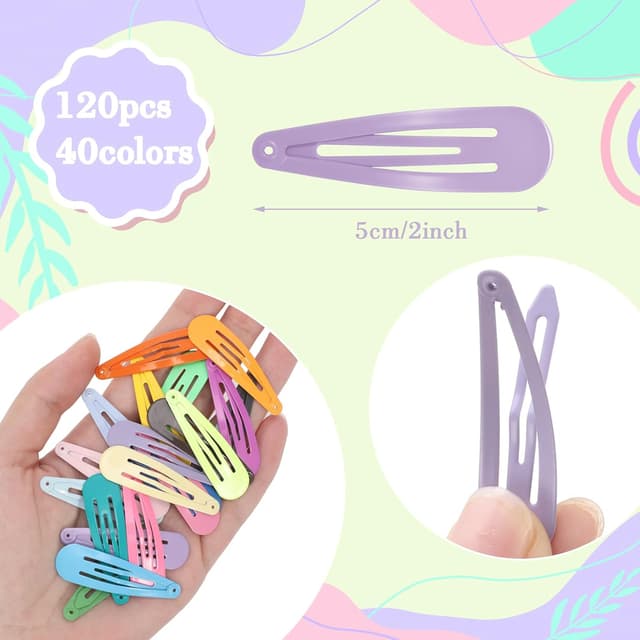 Thumbnail 1 de Obeoby Haarspangen 5,1 cm – 120 Stück 🎀