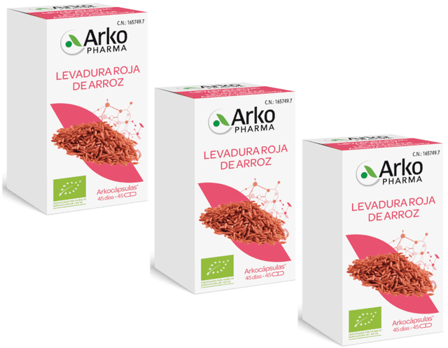Imagen de Arkopharma Arkocápsulas Levadura Roja de Arroz 3x45 🌾 en OfertitasTOP